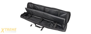 LANCER TACTICAL 48" DOUBLE GUN BAG 600D PVC MOLLE BELT RIFLE BAG (BLACK)