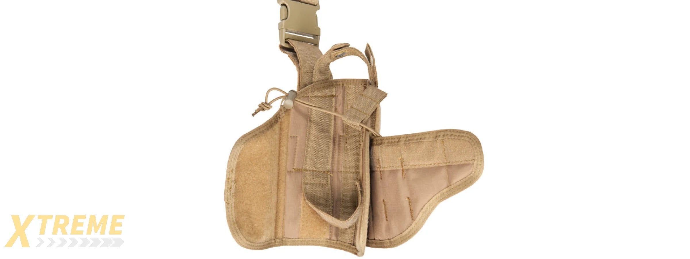 Lancer Tactical 600D Nylon Tornado Drop Leg Holster (Color: Coyote Brown)