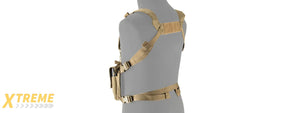 LANCER TACTICAL ADAPTIVE MULTI-PURPOSE SLIM CHEST RIG (TAN)