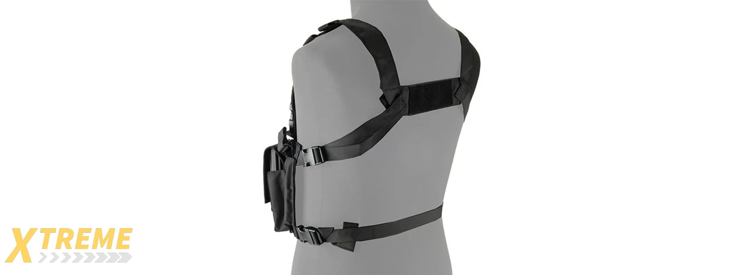 LANCER TACTICAL ADAPTIVE MULTI-PURPOSE SLIM CHEST RIG (BLACK)