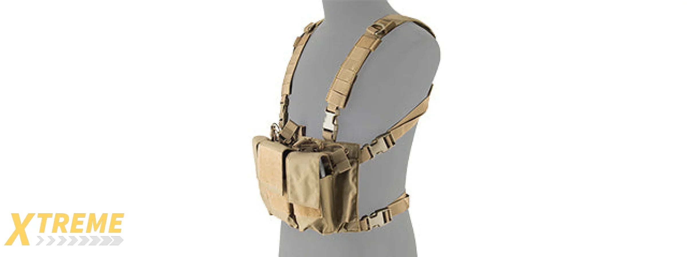 LANCER TACTICAL ADAPTIVE MULTI-PURPOSE SLIM CHEST RIG (TAN)