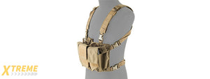 LANCER TACTICAL ADAPTIVE MULTI-PURPOSE SLIM CHEST RIG (TAN)