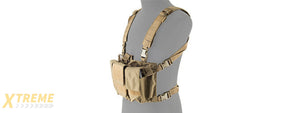 LANCER TACTICAL ADAPTIVE MULTI-PURPOSE SLIM CHEST RIG (TAN)