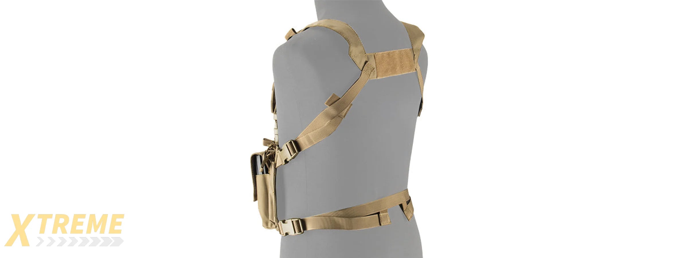 LANCER TACTICAL ADAPTIVE MULTI-PURPOSE SLIM CHEST RIG (TAN)