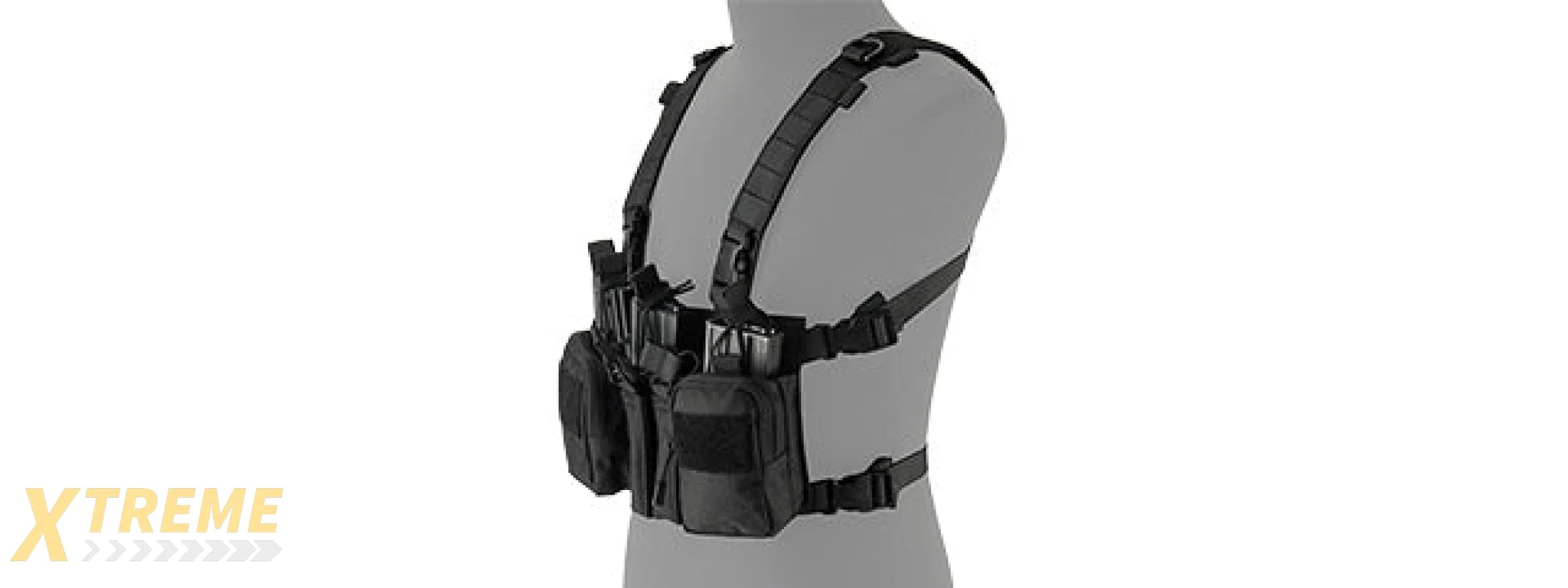 LANCER TACTICAL ADAPTIVE SNIPER CHEST RIG (BLACK)