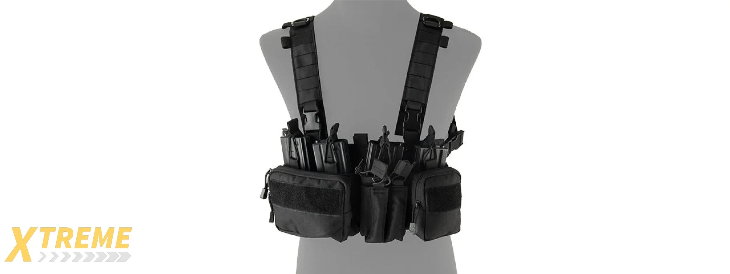 LANCER TACTICAL ADAPTIVE SNIPER CHEST RIG (BLACK)