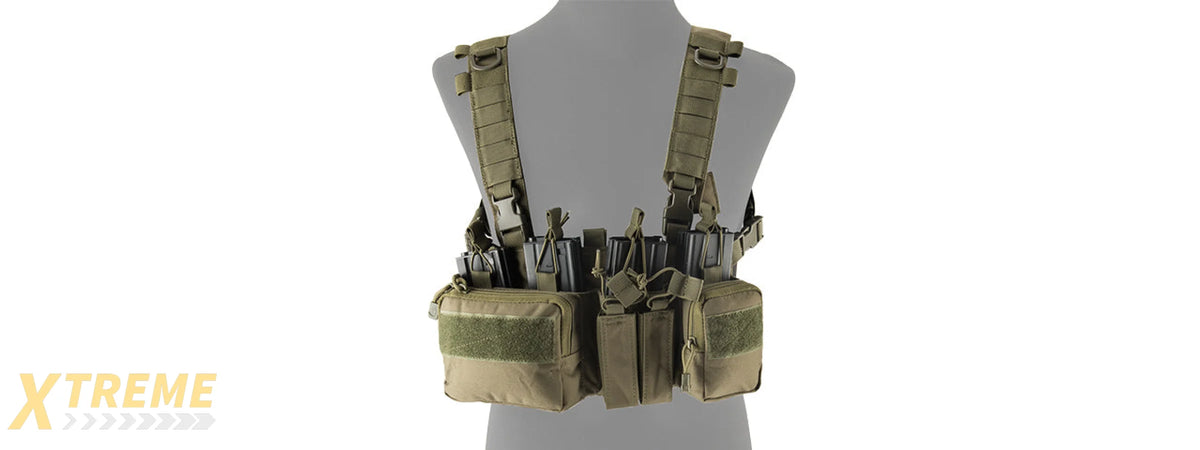 Adaptive R6 Rig LANCER TACTICAL ADAPTIVE SNIPER CHEST RIG (OD GREEN) – XTREME Airsoft ...