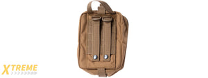Lancer Tactical Admin Pouch w/ Molle (Color: Khaki)