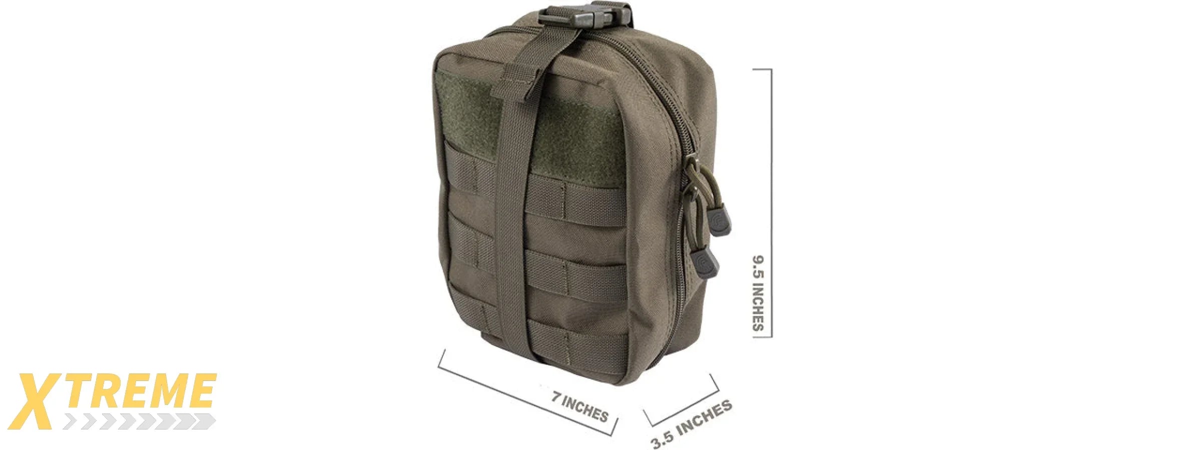 Lancer Tactical Admin Pouch w/ Molle (Color: OD Green)