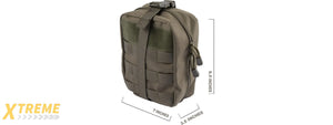 Lancer Tactical Admin Pouch w/ Molle (Color: OD Green)