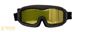 LANCER TACTICAL AERO PROTECTIVE BLACK AIRSOFT GOGGLES (YELLOW LENS)