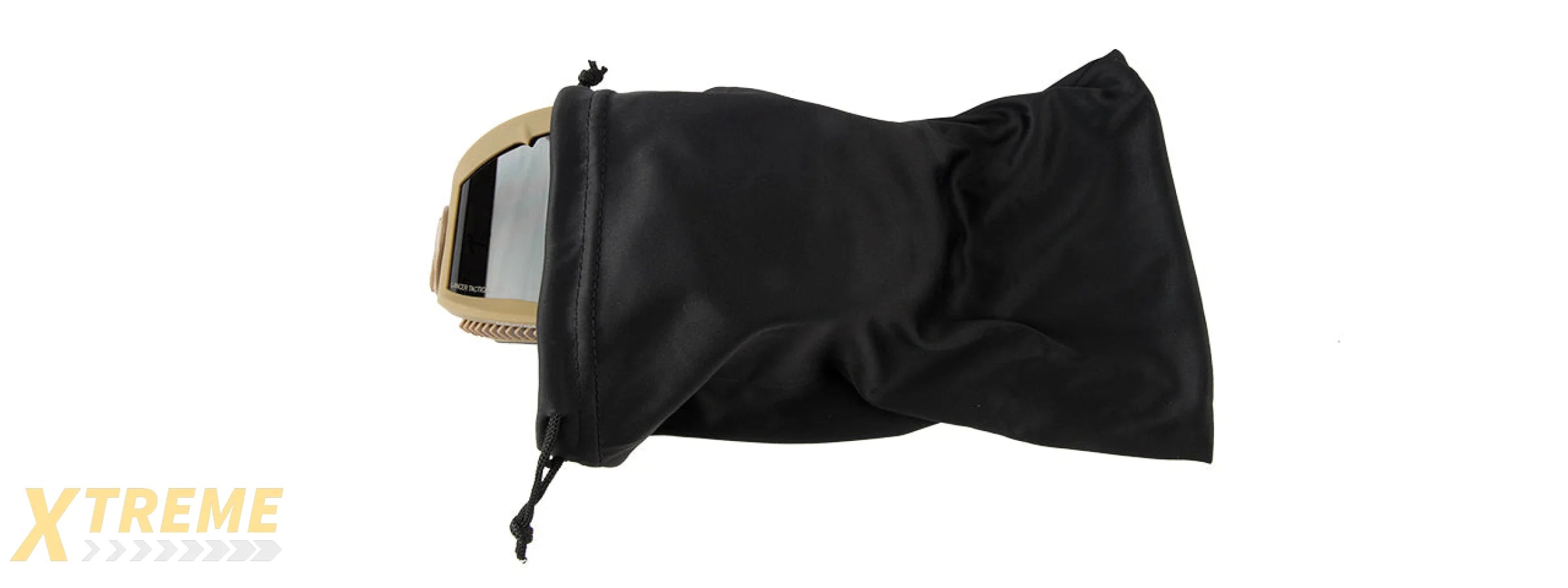 LANCER TACTICAL AERO PROTECTIVE TAN AIRSOFT GOGGLES (SMOKE/YELLOW/CLEAR LENS)