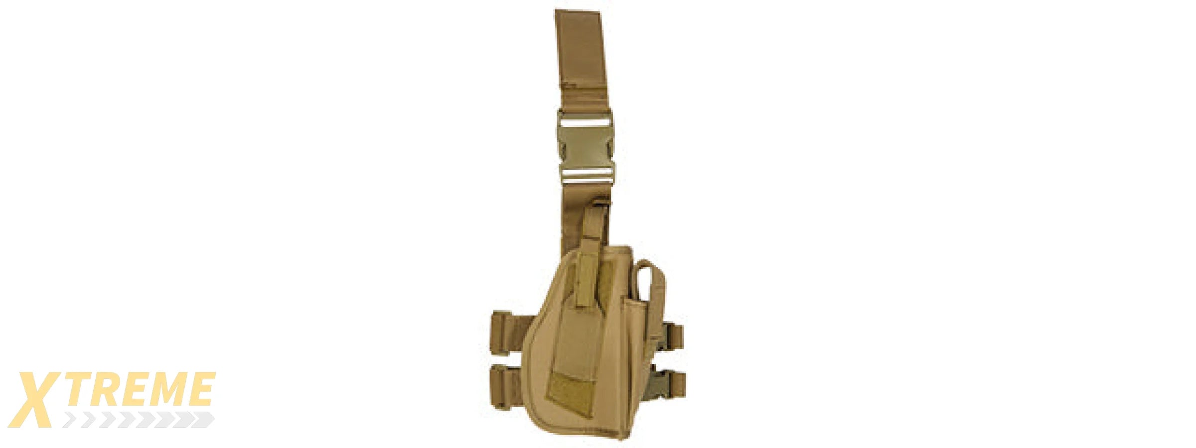 Lancer Tactical Airsoft Drop Leg Nylon Holster Accessory (Color: Tan)