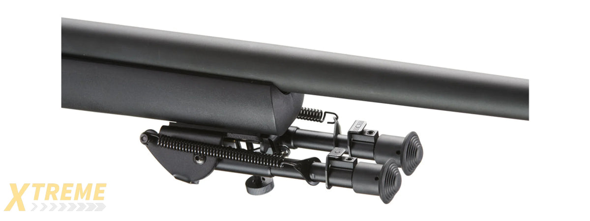 Lancer Tactical Airsoft M24 Bolt Action Sniper Rifle w/ Bipod (Color: Black)