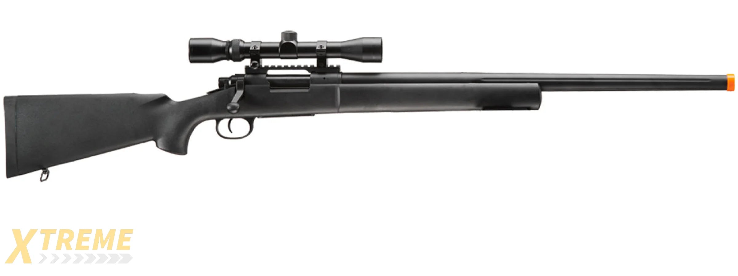 Lancer Tactical Airsoft M24 Bolt Action Sniper Rifle w/ Scope (Color: Black)