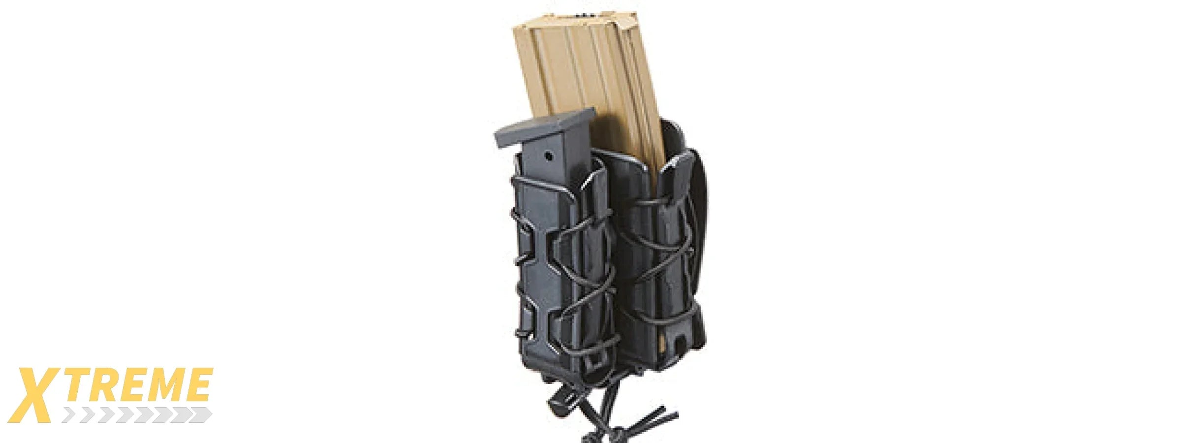 Lancer Tactical All Terrain Combo Magazine Holder - (Black)