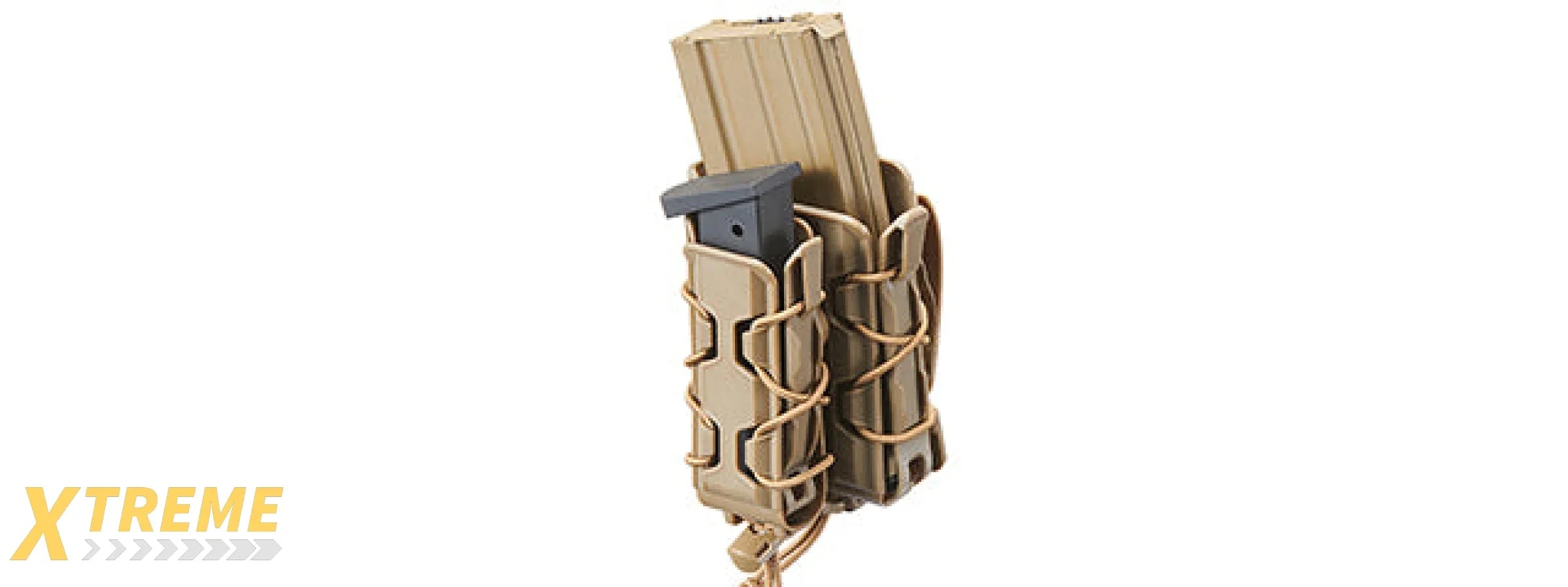 Lancer Tactical All Terrain Combo Magazine Holder - (Tan)