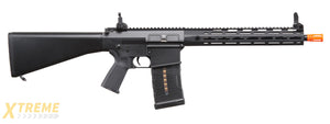Lancer Tactical Battle X AEG Airsoft Rifle w/ Fixed Stock & MLOK Handguard - (Black)