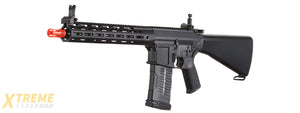 Lancer Tactical Battle X AEG Airsoft Rifle w/ Fixed Stock & MLOK Handguard - (Black)