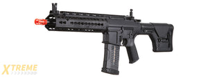 Lancer Tactical Battle X AEG Airsoft Rifle w/ PRS Precision Stock & Keymod Handguard - (Black)