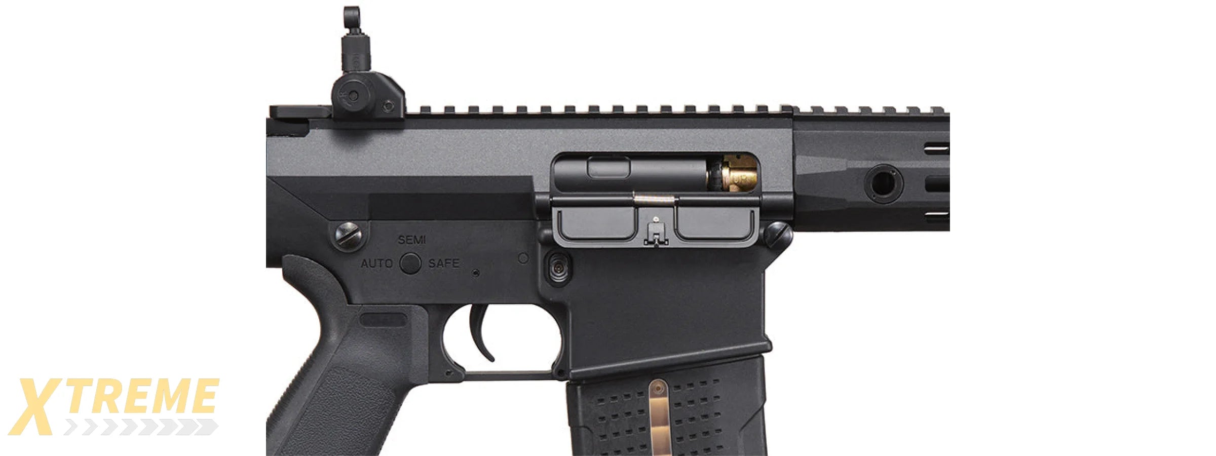 Lancer Tactical Battle X AEG Airsoft Rifle w/ SOPMOD Stock & MLOK Handguard - (Black)