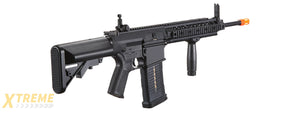 Lancer Tactical Battle X AEG Airsoft Rifle w/ SOPMOD Stock & Quad Picatinny Handguard - (Black)