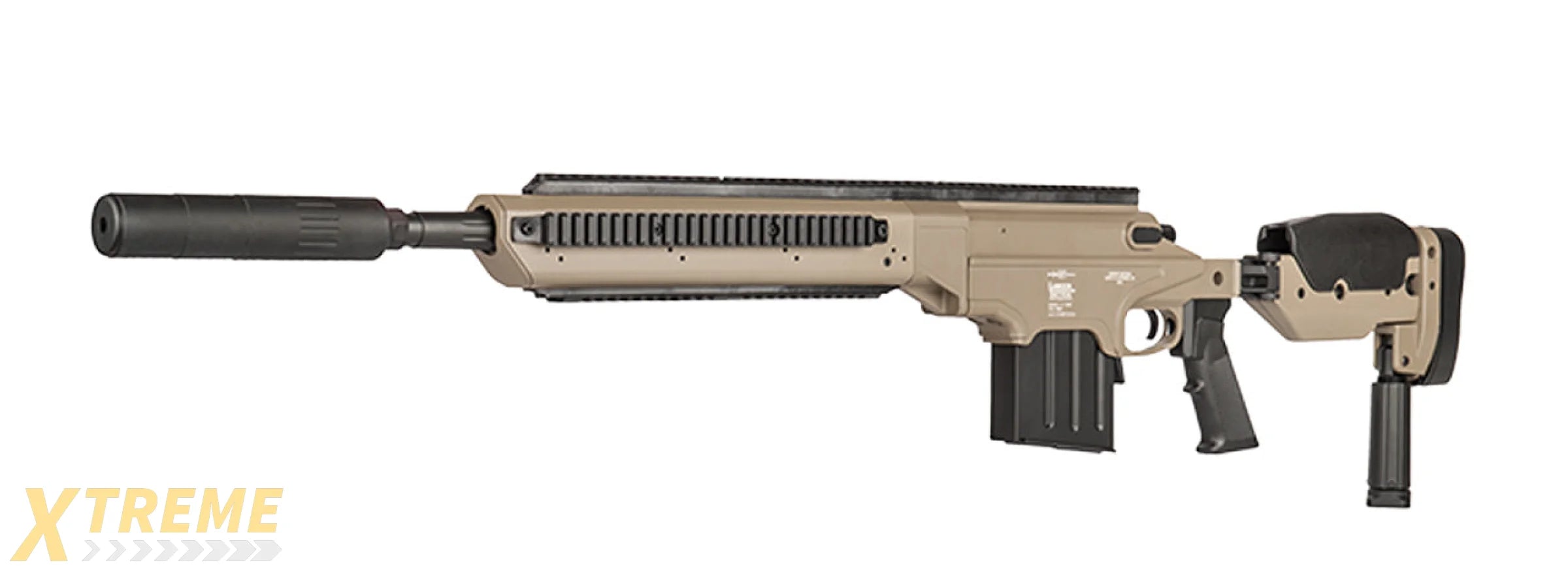 Lancer Tactical Bolt Action Sniper Rifle w/ Folding Stock (Color: Desert Earth)
