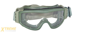 Lancer Tactical CA-201G Airsoft Safety Goggles Basic - OD Green / Clear Lens
