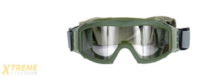 Lancer Tactical CA-201G Airsoft Safety Goggles Basic - OD Green / Clear Lens