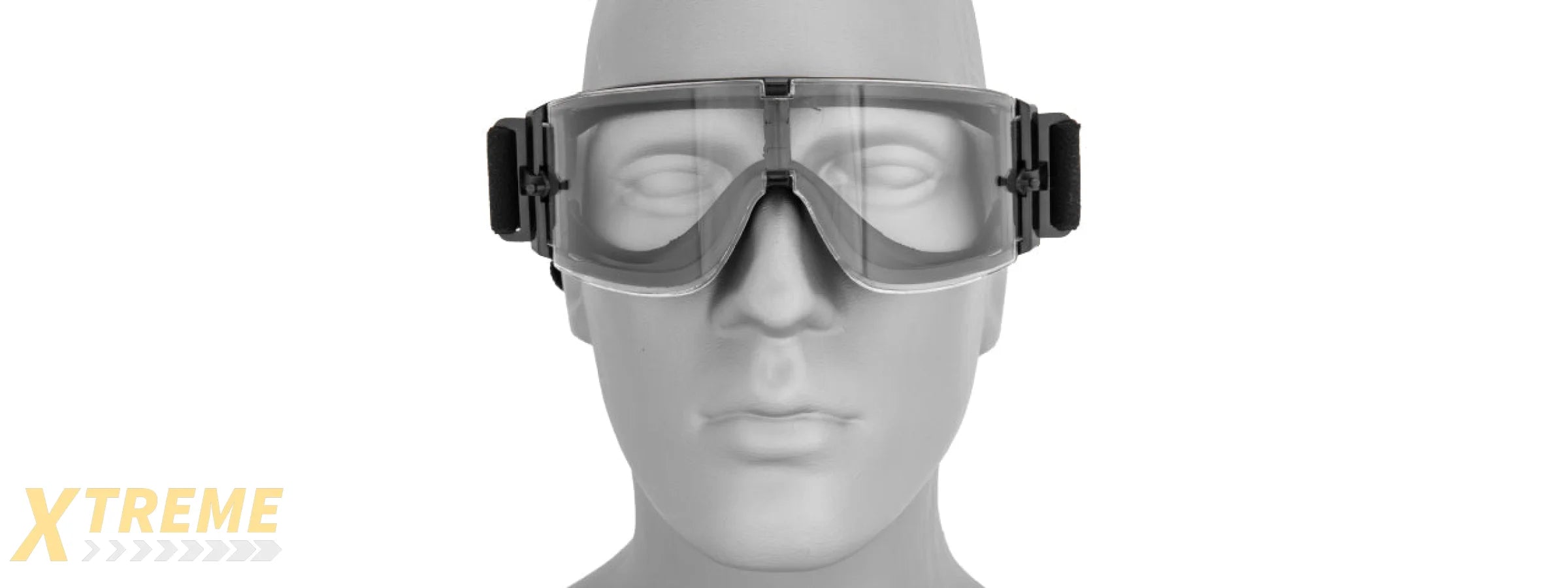 Lancer Tactical CA-231B Airsoft Safety Goggles - Framless / Clear Lens
