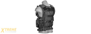 Lancer Tactical CA-310B Cross Draw Vest in Black