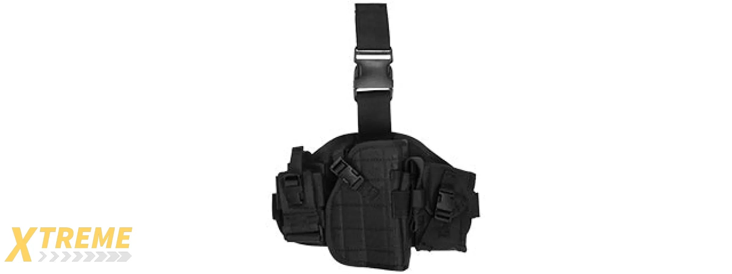 CA-324BN NYLON MOLLE PLATFORM DROP LEG HOLSTER (BK)