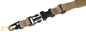 Lancer Tactical CA-326T QD Single Point Sling in Tan