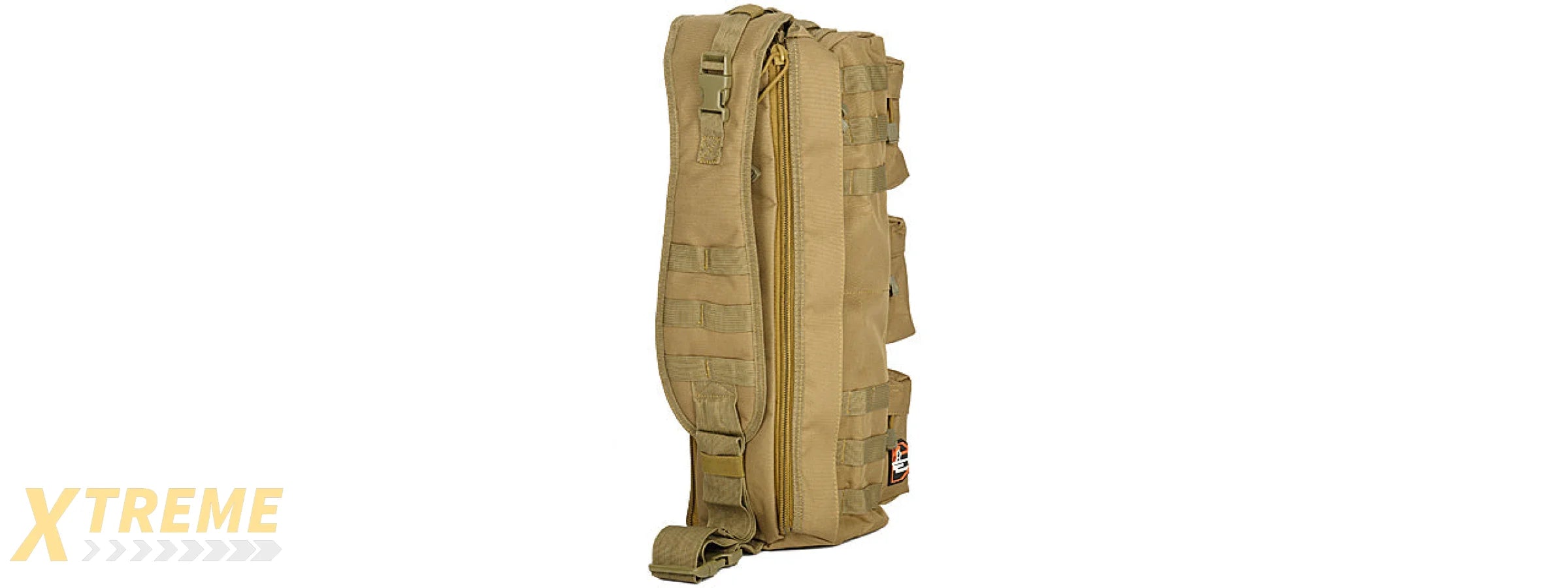 Lancer Tactical CA-351T Tactical Shoulder Go Pack Bag, Tan