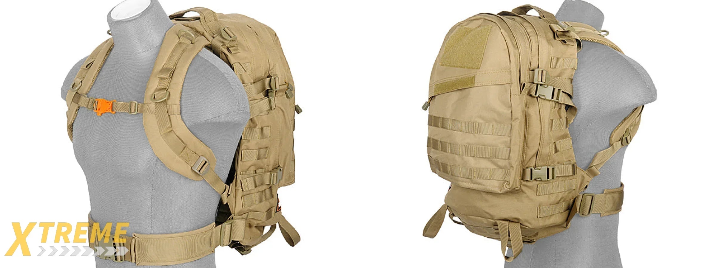 Lancer Tactical 3-Day Assault Pack (Color: Tan)