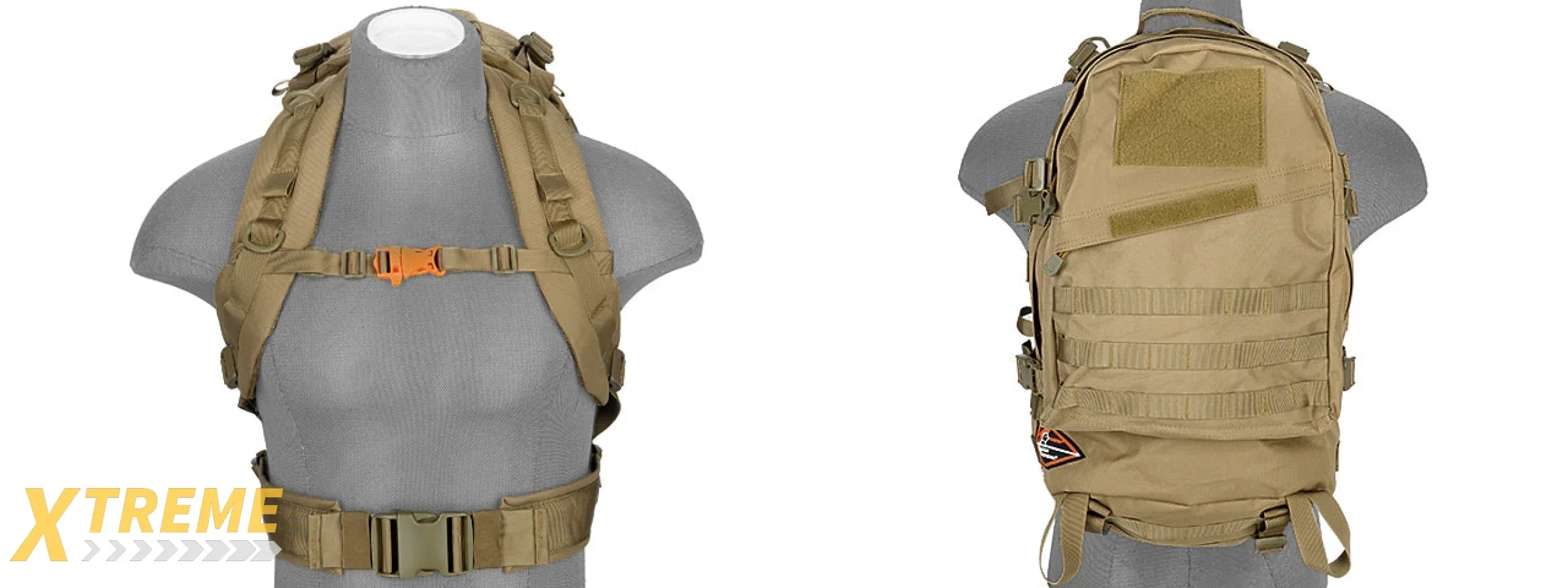 Lancer Tactical 3-Day Assault Pack (Color: Tan)
