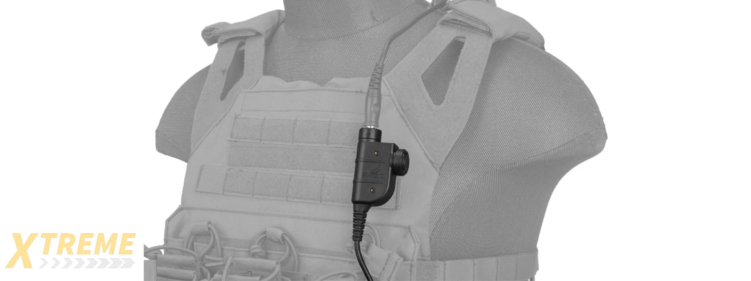 Lancer Tactical CA-788A Chest Push-to-Talk, Motorola 1-Pin