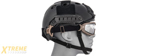 Lancer Tactical Double Layer Airsoft Goggles [Clear Lens] (TAN)
