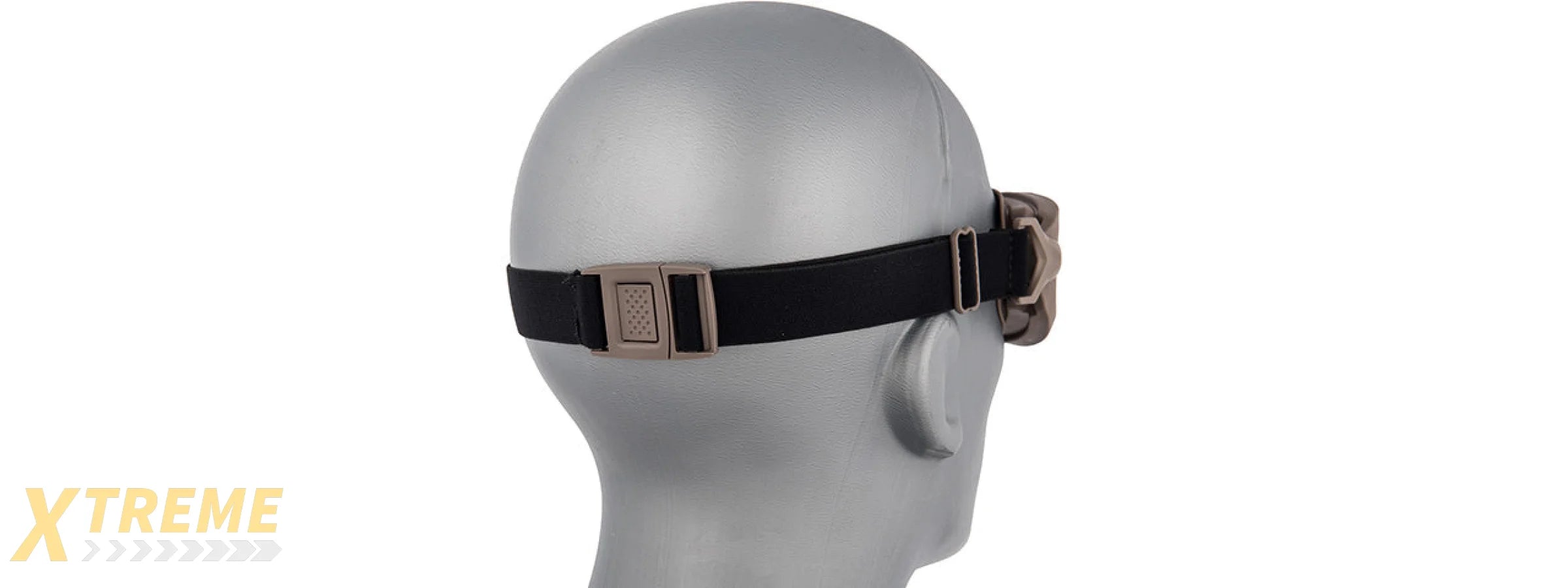 Lancer Tactical Double Layer Airsoft Goggles [Clear Lens] (TAN)