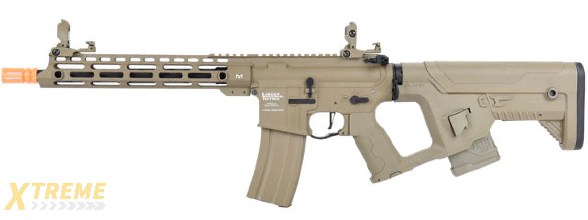 Lancer Tactical Enforcer BLACKBIRD AEG Rifle w/ Alpha Stock LOW FPS] (TAN)