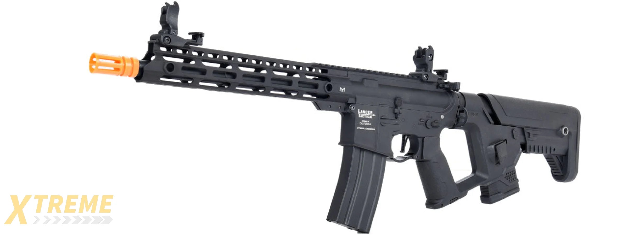Lancer Tactical Enforcer BLACKBIRD AEG Rifle w/ Alpha Stock LOW FPS] (BLACK)