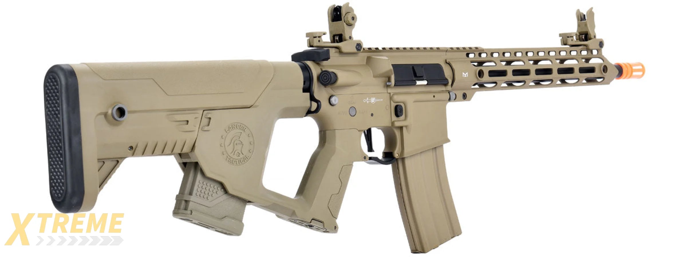 Lancer Tactical Enforcer BLACKBIRD AEG Rifle w/ Alpha Stock LOW FPS] (TAN)