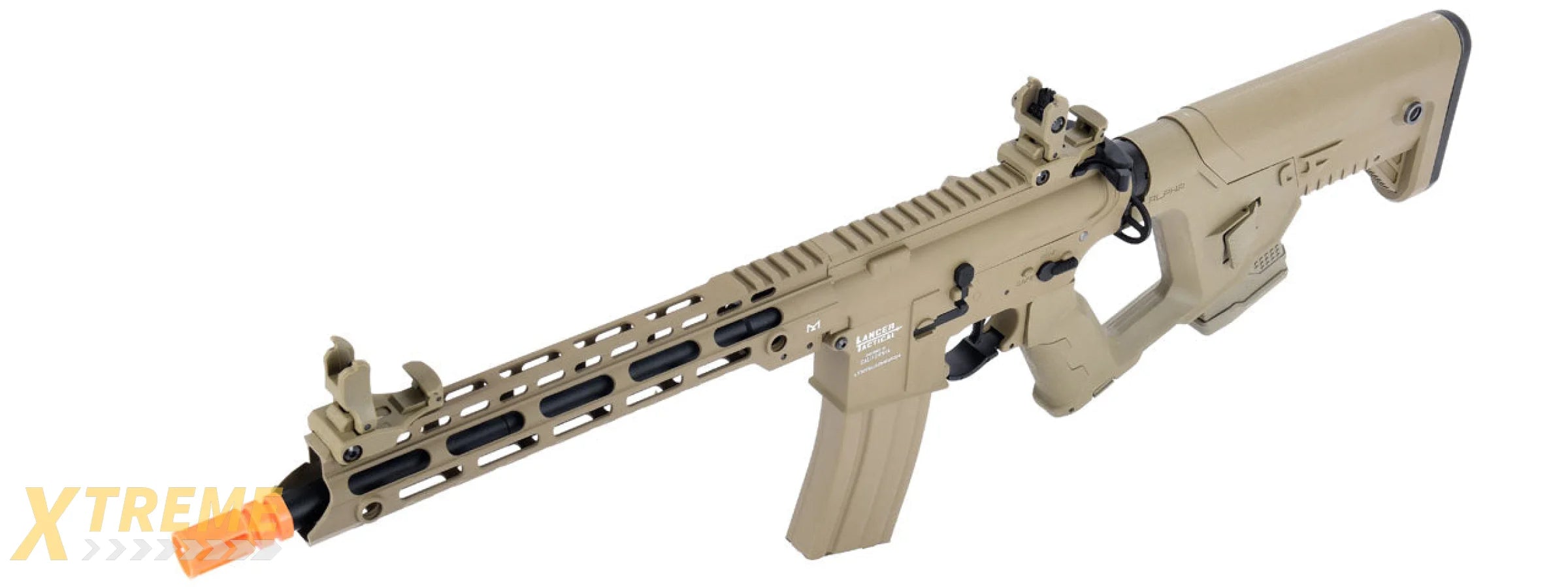 Lancer Tactical Enforcer BLACKBIRD AEG Rifle w/ Alpha Stock LOW FPS] (TAN)