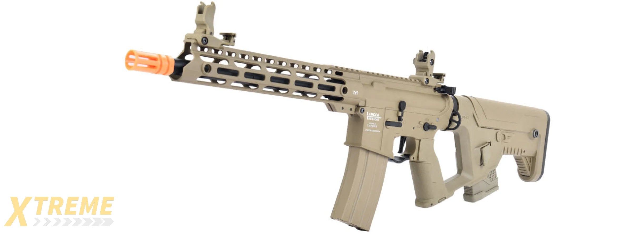 Lancer Tactical Enforcer BLACKBIRD AEG Rifle w/ Alpha Stock LOW FPS] (TAN)
