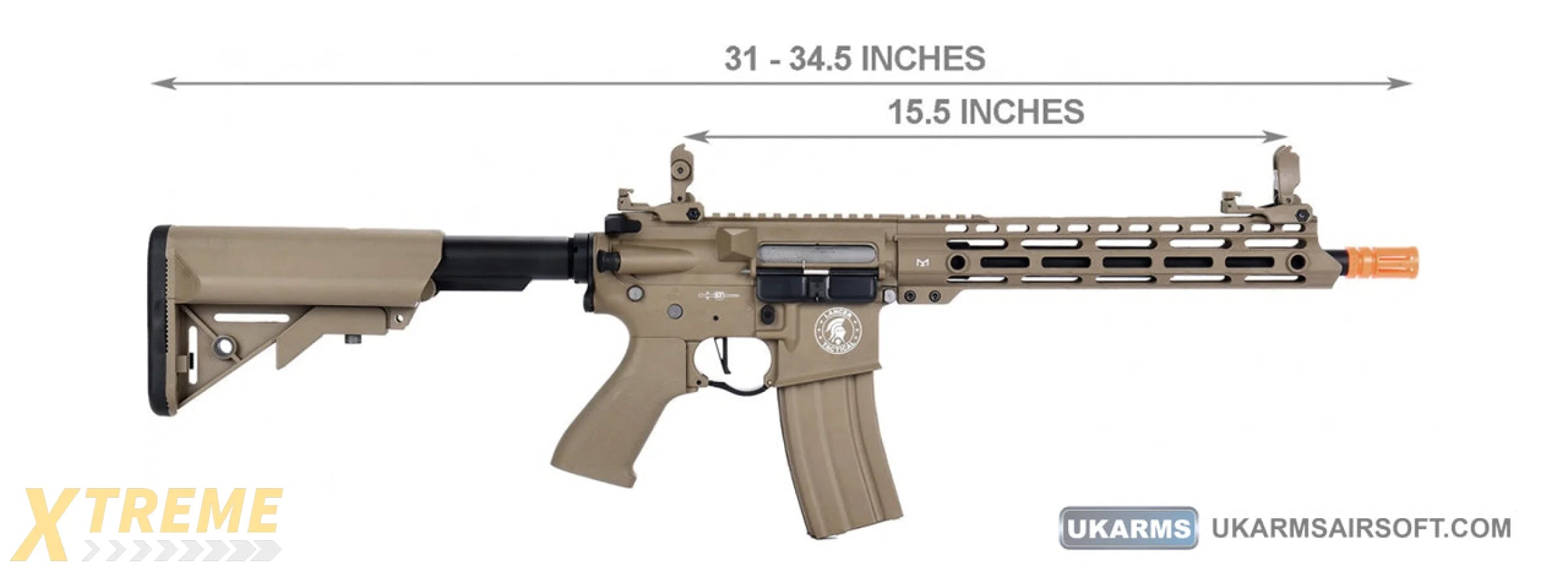 Lancer Tactical Enforcer BLACKBIRD Airsoft AEG Rifle [HIGH FPS] (TAN)