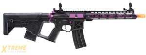 Lancer Tactical Enforcer Blackbird Skeleton AEG w/ Alpha Stock (Color: Black & Purple)