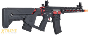 Lancer Tactical Enforcer BLACKBIRD Skeleton AEG w/ Alpha Stock HIGH FPS] (BLACK/RED)