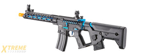 Lancer Tactical Enforcer BLACKBIRD Skeleton AEG w/ Alpha Stock HIGH FPS] (BLACK/BLUE)