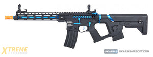 Lancer Tactical Enforcer BLACKBIRD Skeleton AEG w/ Alpha Stock LOW FPS] (BLACK/BLUE)