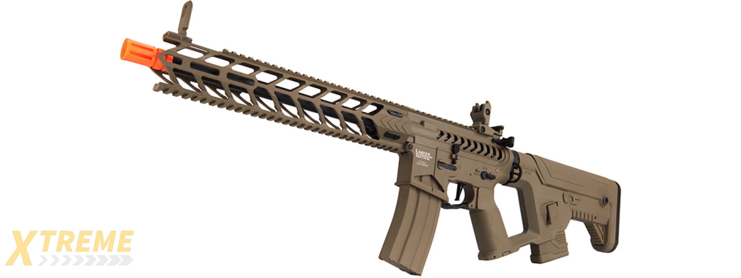 Lancer Tactical Enforcer NIGHT WING Skeleton AEG HIGH FPS] w/ Alpha Stock (TAN)